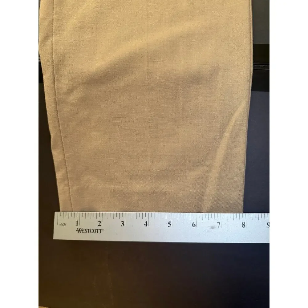 Lauren Ralph Lauren Men’s 32x30 High‑Performance Wool Pants – Tan Khaki